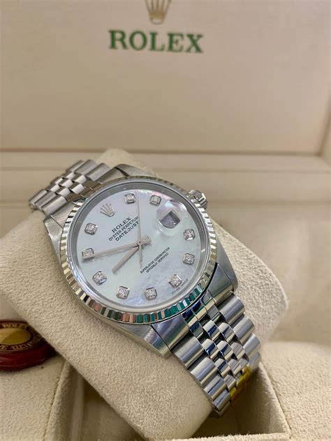 rolex donna quadrante madreperla senza diamanti|Rolex Lady.